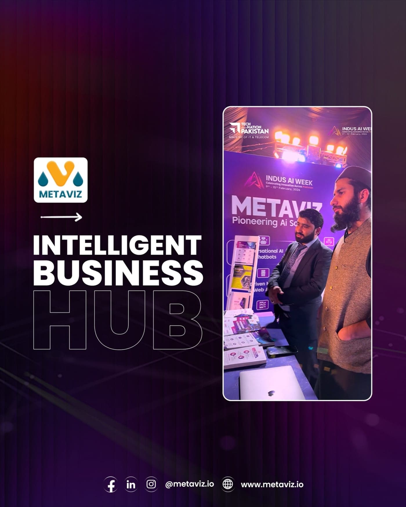 Metaviz at Indus AI Week, Tech Nation Pakistan