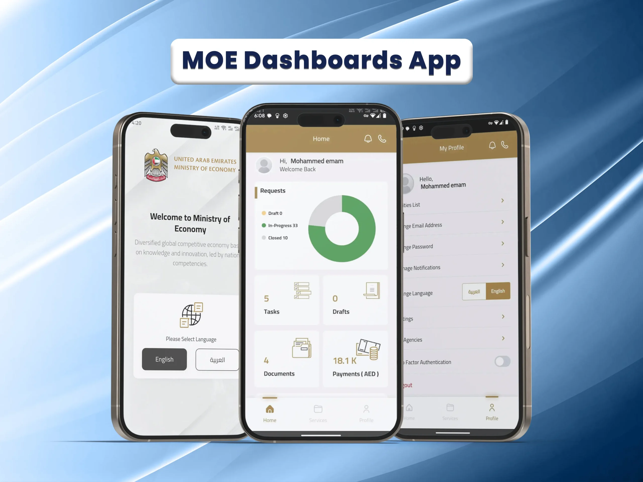MOE Dashboards App