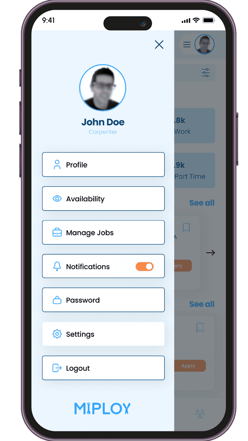 Miploy AI Work Marketplace App